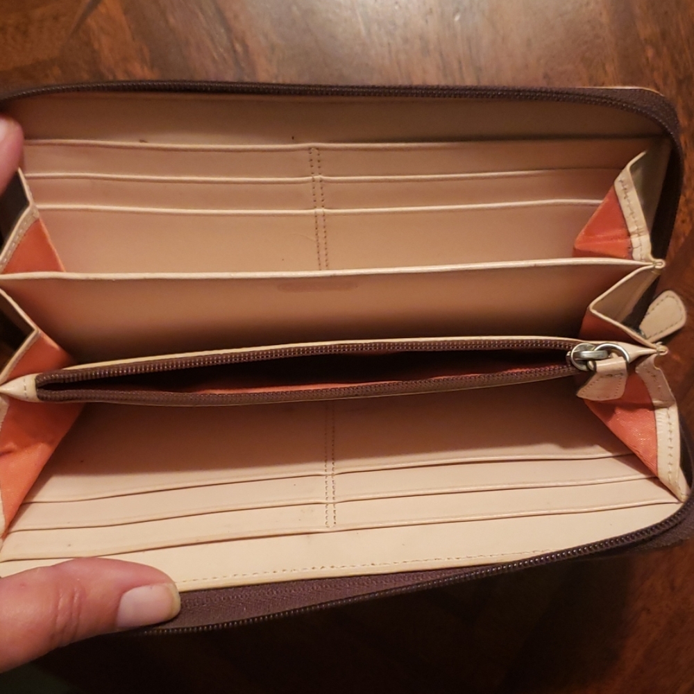 Authentic Coach Monogram Wallet (Zip ) - image 2